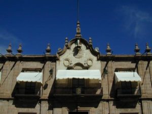 Balcony of Government Palace, Morelia