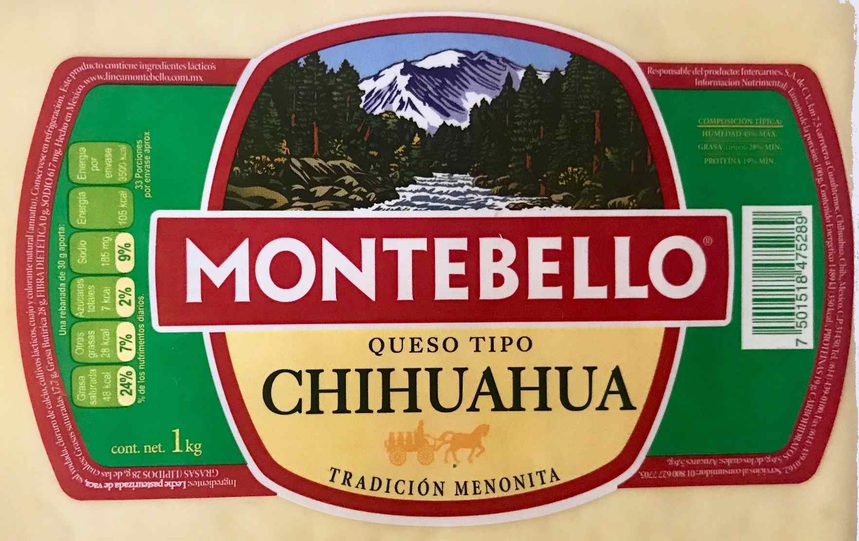 Queso Chihuahua (World Open Food Facts)