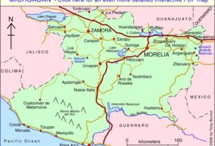 Interactive Map of Michoacan, Mexico