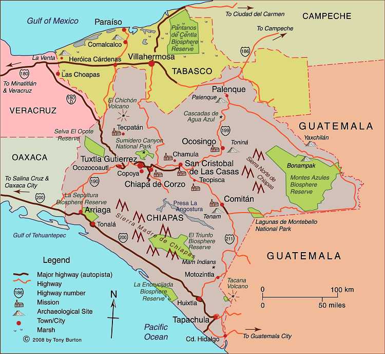 Interactive Map of Chiapas