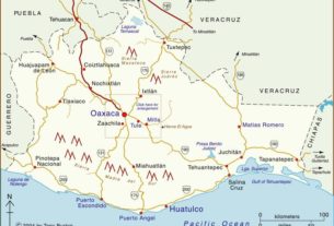 Interactive Map of Oaxaca, Mexico