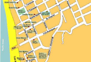 Map of Puerto Vallarta hotels - south side