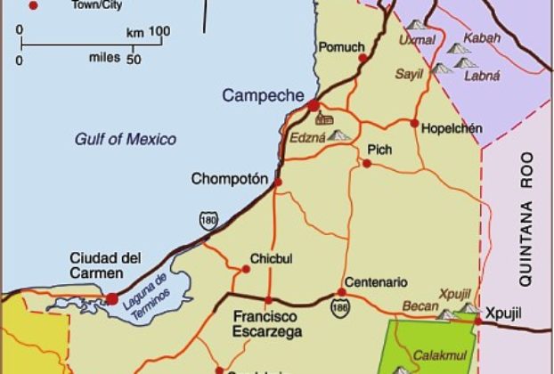 Interactive Map of Campeche