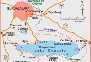 Basic Map of Lake Chapala