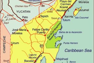 Interactive Map of Quintana Roo, Mexico