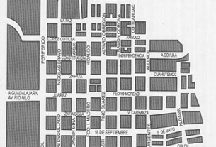 Map of Tonala, Jalisco