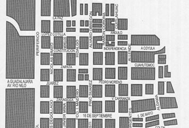 Map of Tonala, Jalisco