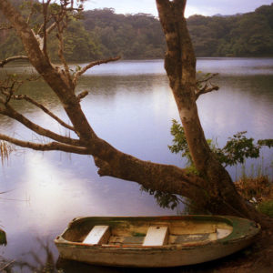 Sleepy Laguna La Maria near Comala, Mexico, is named after a woman supposedly kidnapped by the Devil © John Pint, 2012