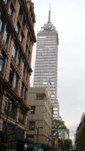 The Torre Latinoamericana, Mexico City's first skyscraper © Lilia, David and Raphael Wall, 2012