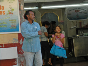 This little shop in Veracruz, Mexico, offers fresh fruit sorbet, known as nieve. © Roberta Sotonoff, 2009