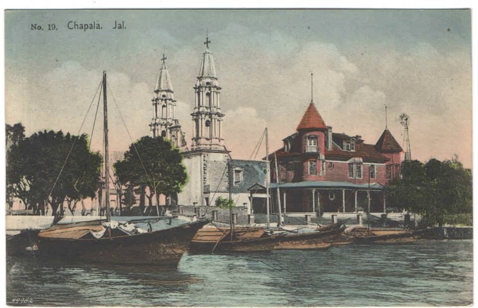 Chapala circa 1930 (Vintage postcard in collection of Tony Burton)