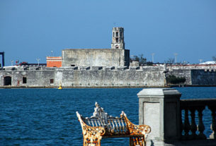 The Fort of San Juan Ulua was first built as a castle in the 1550s. It is a landmark in the Mexican city of Veracruz. © Roberta Sotonoff, 2009