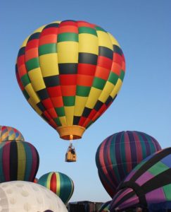 All eyes are on one of the first hot air balloons to lift off the ground in Leon, Guanajuato © Tara Lowry, 2014