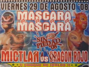Mexican lucha libre tournament poster (detail) © Anthony Wright, 2013