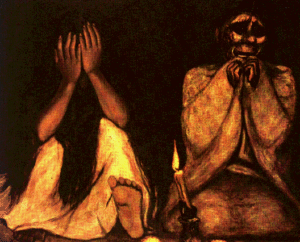 Tata Jesus Christ (Father Jesus christ) oil on canvas 1926