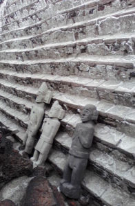 These images depict standard bearers in the Templo Mayor a pre-Hispanic Mexica or Aztec temple discovered beneath the foundations of downtown Mexico City © Lilia, David and Raphael Wall, 2012