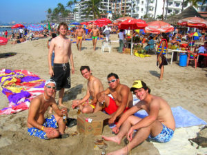 At New Year and Easter, Mexico's most important beach destinations are packed with young people looking for a good time. © Daniel Wheeler, 2009