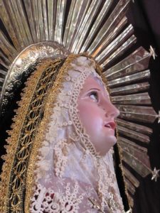 An image or La Virgen de Dolores © Tara Lowry, 2014