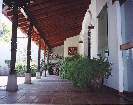 Interior entrance to the Museum of Alejandro Rangel Hidalgo.