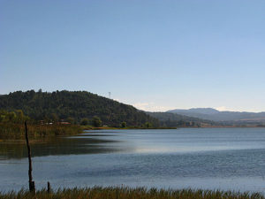 Lago Zirahuen, surrounded by hills forested with pine, oak and ash trees, is a little known treasure in the state of Michoacan. © Linda Breen Pierce, 2009