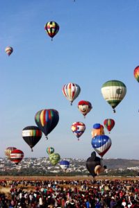 Balloons take flight each Novermber in Leon, Mexico © Tara Lowry, 2014