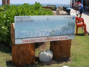 Grab a golf cart or a couple of scooters and visit the mirador at the south end of Isla Mujeres © Louie Frias, 2013