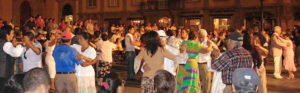 Danzón is a very unique song tune, beat and dance, often enjoyed by usually an older crowd at Oaxacan fiestas.