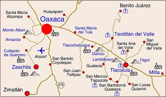 Place names in Oaxaca