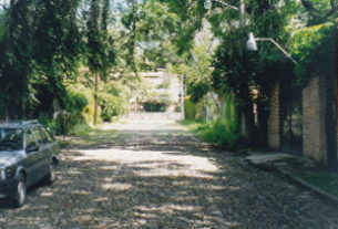 Village street on Mexico's Chapala Lakeshore