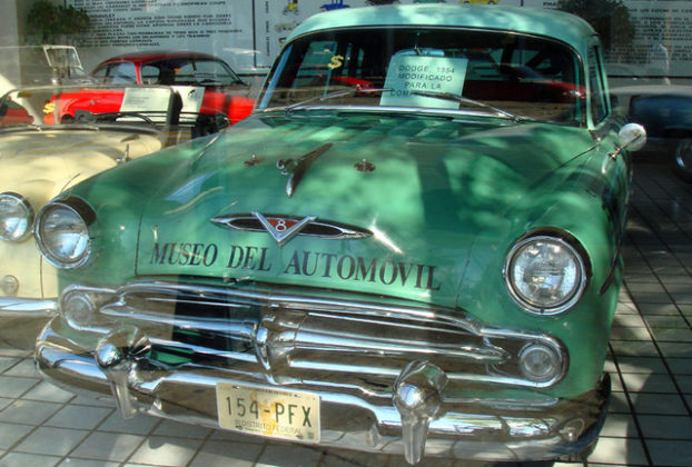 A 1954 Dodge announces the raison d'etre for Mexico City's Automobile Museum. © Anthony Wright, 2009
