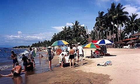 The beach is a place for families, young and old. Photo by Gwen Burton