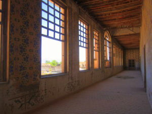One of the hallways. Hacienda Jaral de Berrio in Guanajuato Edythe Anstey Hanen 2016