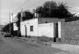 In the 1960s, Marsha’s father lived in this house in Ajijic. This property was extensively remodeled by later owners and last sold for more than 500,000 dollars. In the 1960s, all the homes in Ajijic were simple village homes with none of the pretensions of some of today’s oversize mansions. Photo in family collection of Marsha Sorensen; all rights reserved.