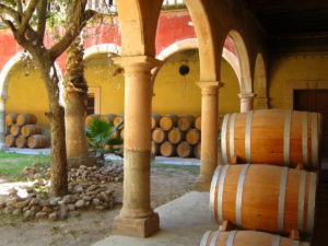 Mescal barrels. Hacienda Jaral de Berrio in Guanajuato Edythe Anstey Hanen 2016