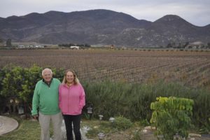Don and Tru Miller retired to Baja, Mexico, bought a vineyard in and built a winery © Patti Morrow, 2013