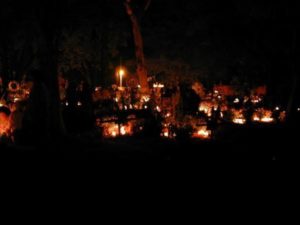 An eerie peace pervades the cemeteries during the Noche de Meurtos. Images provided by SECTUR, Michoacán