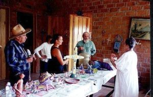 Director Patricia Villalever explains the school's program. Photography by Bill Arbon. © 2001