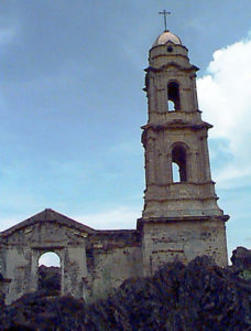 Church in the lava