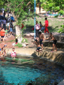 Mouth of the spring at Las Huertas. © Julia Taylor, 2007