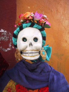 A young and smiling calavera © Geri Anderson 2007