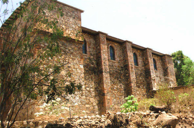 Construction of the church at Bramador was begun around 1868