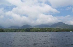 The hills from the Sontecomapan Lagoon