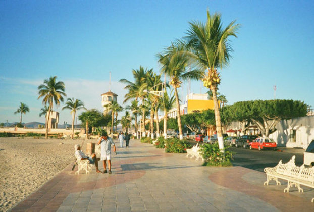 The malecón, the soul of the city of La Paz