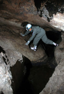La Cueva del Chapuzon (Cold Dunk Cave) in Jalisco features an underground stream and is the closest cave to the city of Guadalajara. When it comes to big, long spectacular caves, Mexico has so much to offer that for years the world's cavers have considered it their New Frontier. © John Pint, 2010