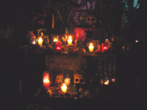 A traditional Mexican altar de muertos for the Day of the Dead. © Anthony Wright, 2012