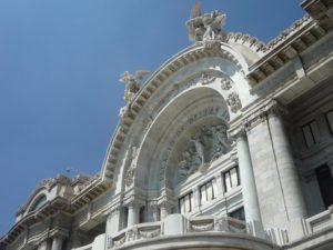 The lavish facade of Mexico City's Palacio de Bellas Artes © Anthony Wright, 2012