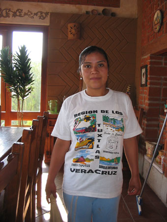 Employee at a Oaxaca hotel © Alvin Starkman, 2009