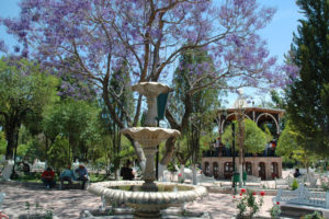 Founded in 1536, the historic center of Jerez is centered around the Rafael Paez Garden.