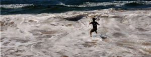 Melaque is a popular Mexico beach with the skimboard crowd. © Gerry Soroka, 2010