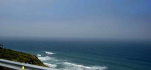 After you cross the border and get through downtown Tijuana, the view of the coastline gets better. © Ed Kociela, 2011